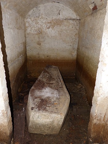 Burial vault under the church